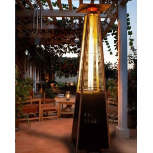 Swirling Flames Pyramid Patio Heater - 42,000 BTU