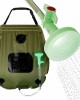 Solar Heated Camp Shower