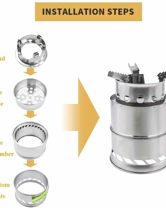Portable Backpacking Wood Stove