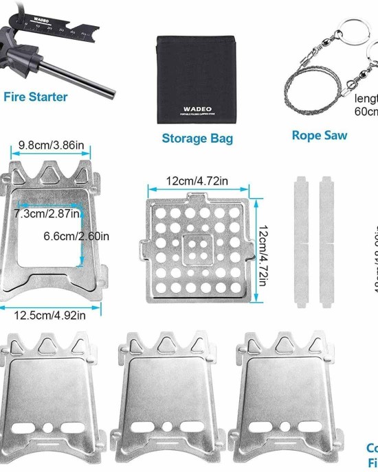 Wood Burning Camping Stove Bundle
