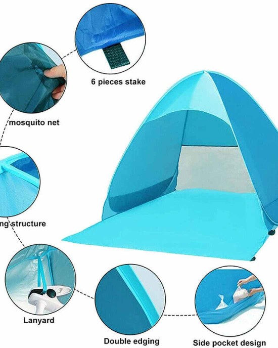 Instant Pop Up Beach Tent