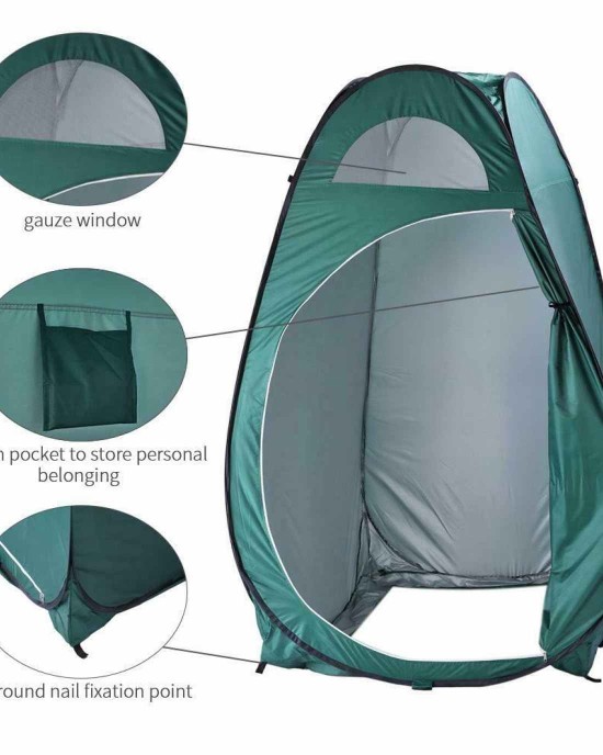 Instant Pop Up Toilet & Shower Tent