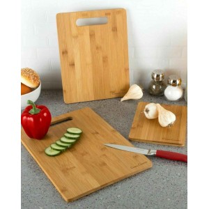 3pc Bamboo Wooden Chopping - Cutting Boards