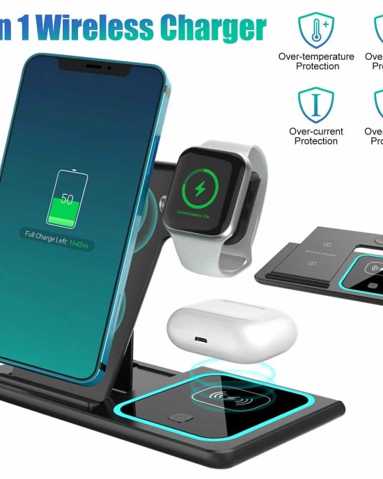 3 in 1 Wireless Charging Station
