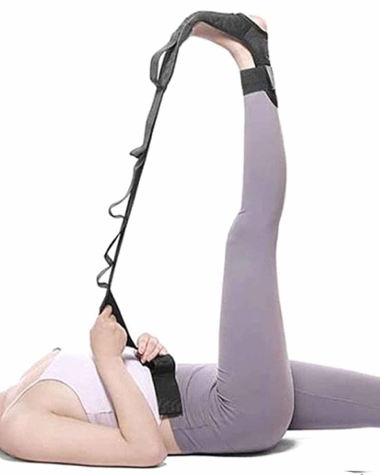 Premium Yoga Strap With Loops For Stretching