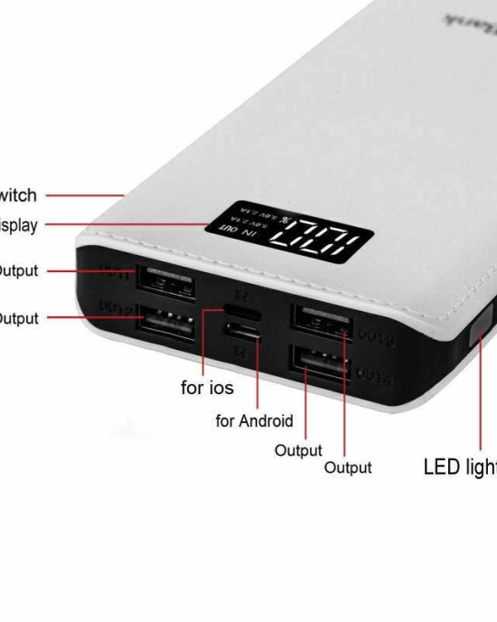 30000mah Portable Power Bank Charger