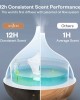 500ml Essential Oil Aromatherapy Diffuser with 12 Essential Oils
