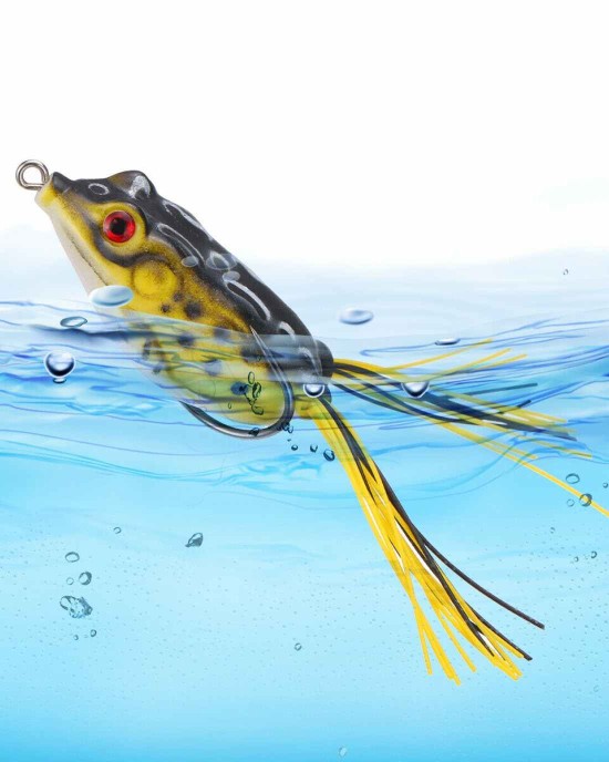 5PCS Topwater Frog Fishing Lure