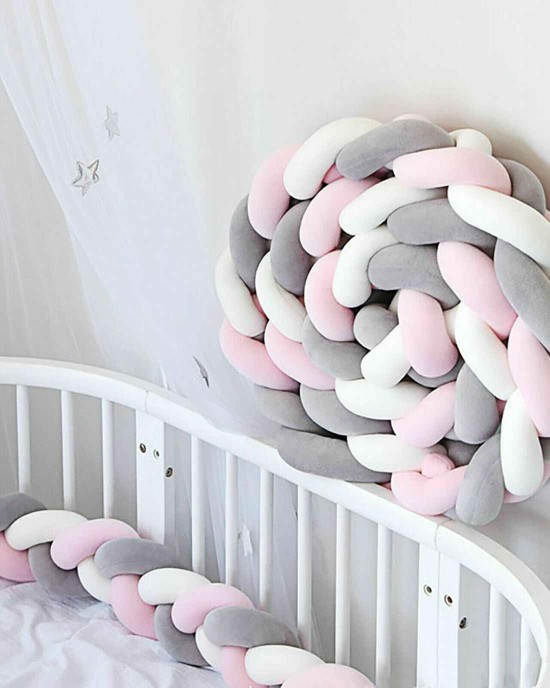 Braided Crib Bumper Pads