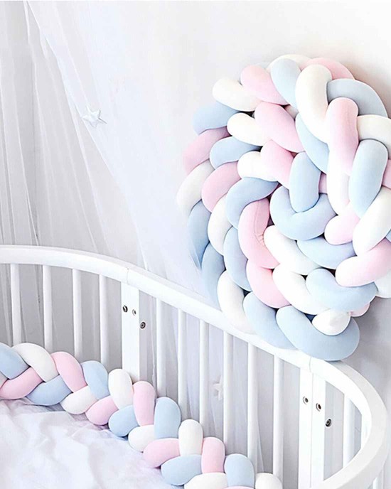 Braided Crib Bumper Pads