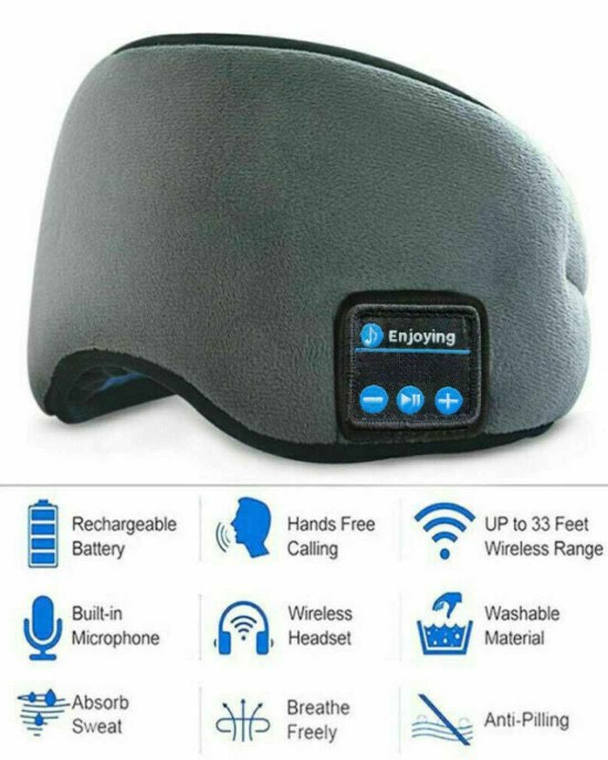 Bluetooth Sleeping Eye Mask Headband