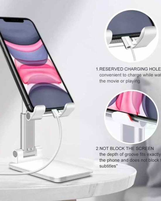 Portable Stand Holder for Tablet, IPad, IPhone and Other Cell Phones