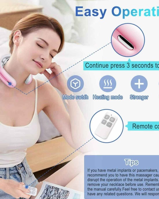 Premium Electric Neck Massager with Heat