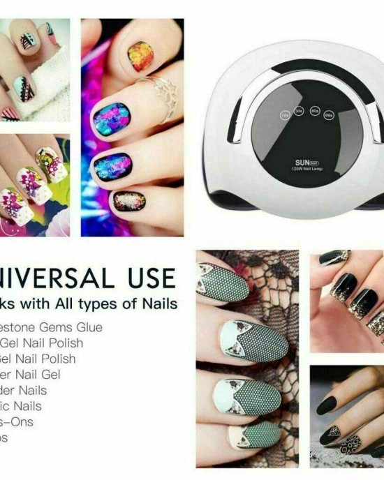 Professional LED UV Nail Dryer Lamp - 120w