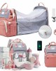 Diaper Bag Backpack with Bassinet