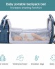 Diaper Bag Backpack with Bassinet