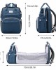 Diaper Bag Backpack with Bassinet