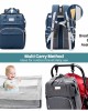 Diaper Bag Backpack with Bassinet