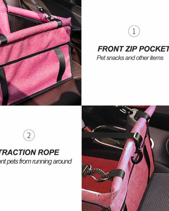 Dog & Cat Car Seat Carrier