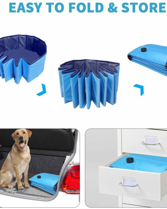 5' Portable Dog Swimming Pool