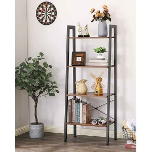 4 Tier Ladder Bookshelf