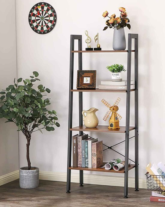 4 Tier Ladder Bookshelf