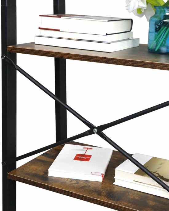 4 Tier Ladder Bookshelf