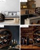 Beautiful Wooden Half Barrel Wine Rack