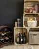 Beautiful Wooden Half Barrel Wine Rack