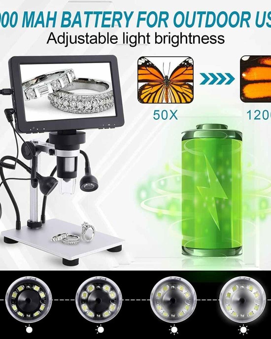 7-inch 1080P Digital Microscope