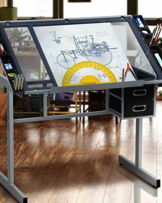 Adjustable Drawing & Drafting Table
