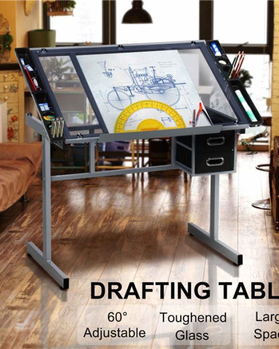 Adjustable Drawing & Drafting Table