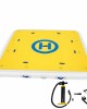 Inflatable Dock Float Platform 8' x 8' - w/2 Air Pumps