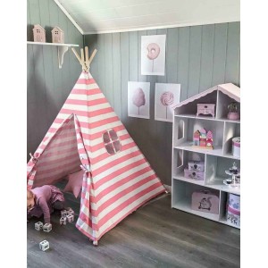 Kids Teepee Tent - Pink