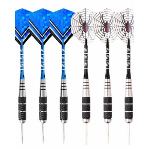Professional 22g Tungsten Steel Tip Darts - 2 Sets