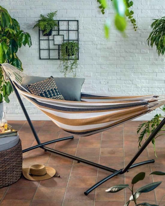 Portable Hammock with Stand & Carry Bag