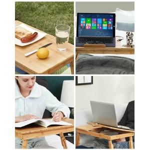 Foldable Laptop Table for Lap, Bed & Couch