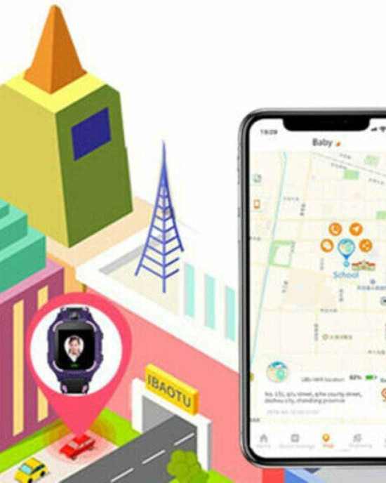Kids GPS Tracker Smart Watch