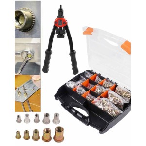 900pc Rivet Nut Tool Gun Kit