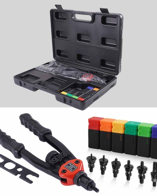 900pc Rivet Nut Tool Gun Kit