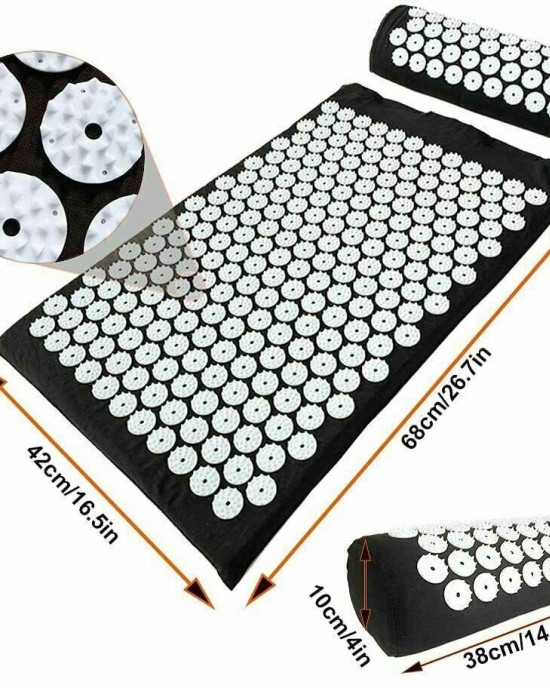 Acupressure Mat and Pillow Set