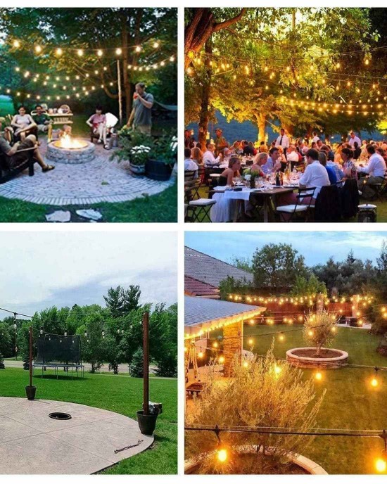 Shatterproof Outdoor String Lights
