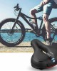 Wide Comfortable Cushioned Bike Seat