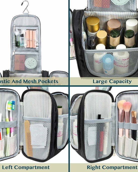 Women's Hanging Travel Makeup & Toiletry Bag