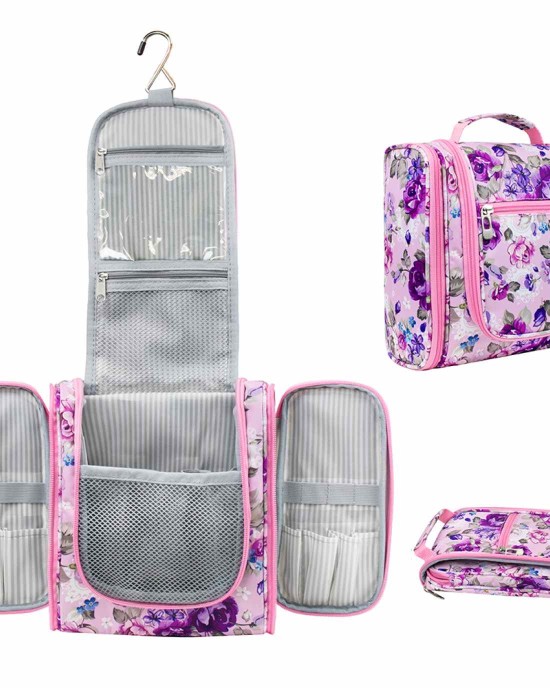 Women's Hanging Travel Makeup & Toiletry Bag