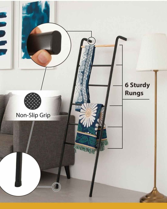 Metal Blanket Rack Ladder