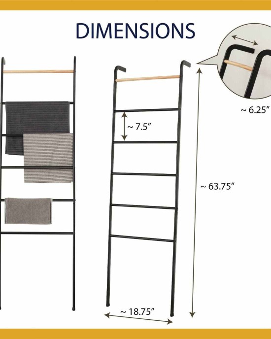 Metal Blanket Rack Ladder