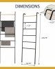Metal Blanket Rack Ladder
