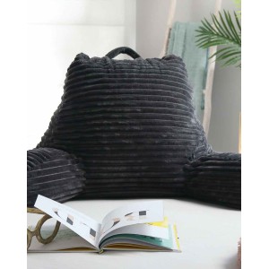 Plush Backrest Reading Pillow With Arms