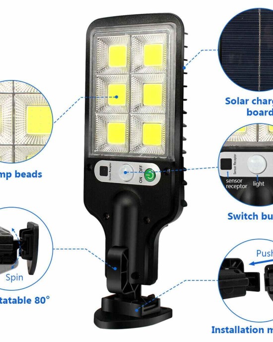 Solar Powered Street Flood Light